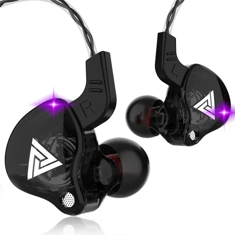 Audiophile Headphone Wired - オリジナル QKZ AK6 銅ドライバー HiFi 有線イヤホンレーススポーツヘッドフォン低音ステレオヘッドセット音楽イヤフォン