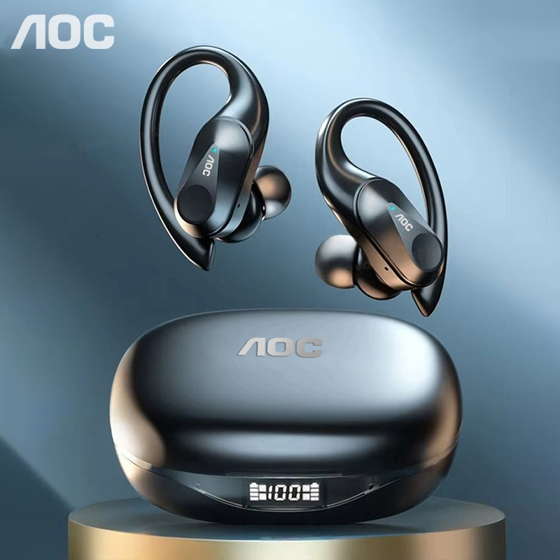 Bluetooth Headset On Ear - Choice AOC スポーツ ヘッドセット ワイヤレス Bluetooth