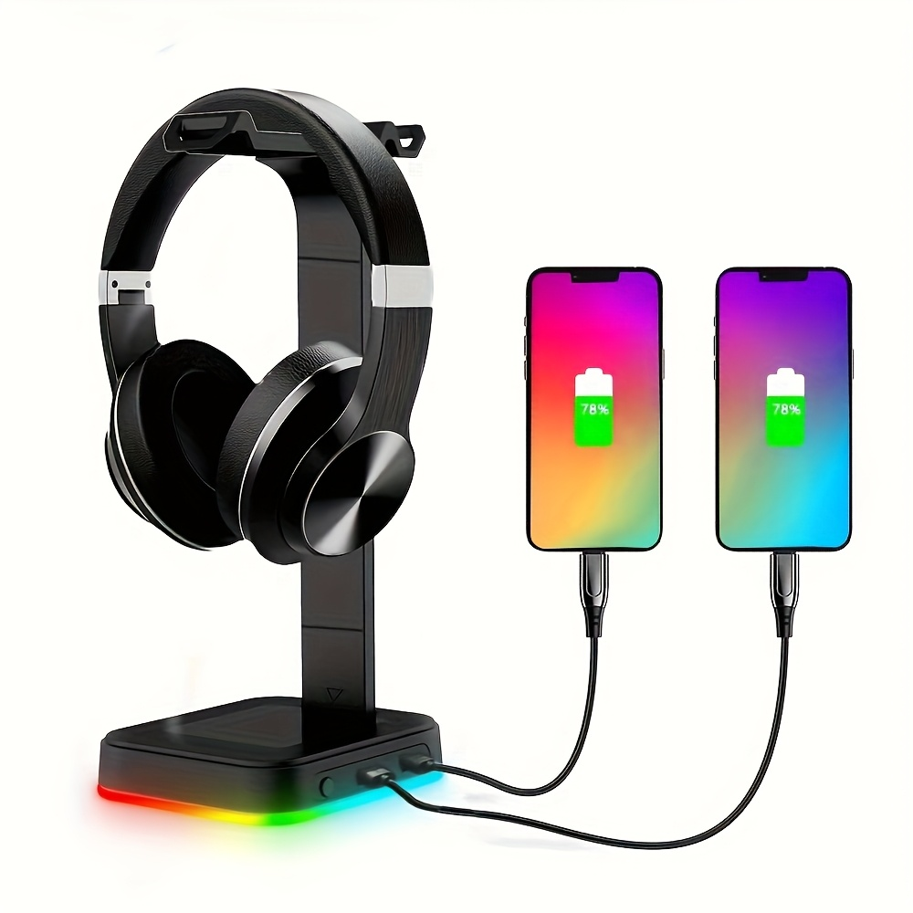 ゲーミングヘッドセットスタンド 調整可能な速度 RGB 色変 - Gaming Headset Rgb のレビューと価格