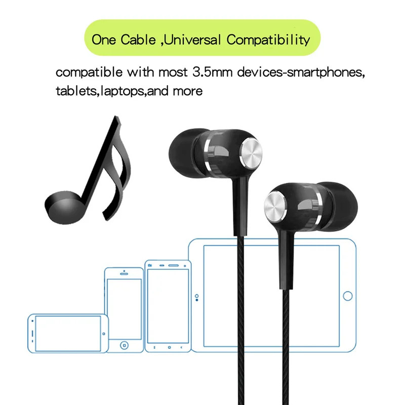 1/2/3/4 個 3.5 ミリメートル有線イヤホンインイヤ - Noise Cancelling Headphone のレビューと価格