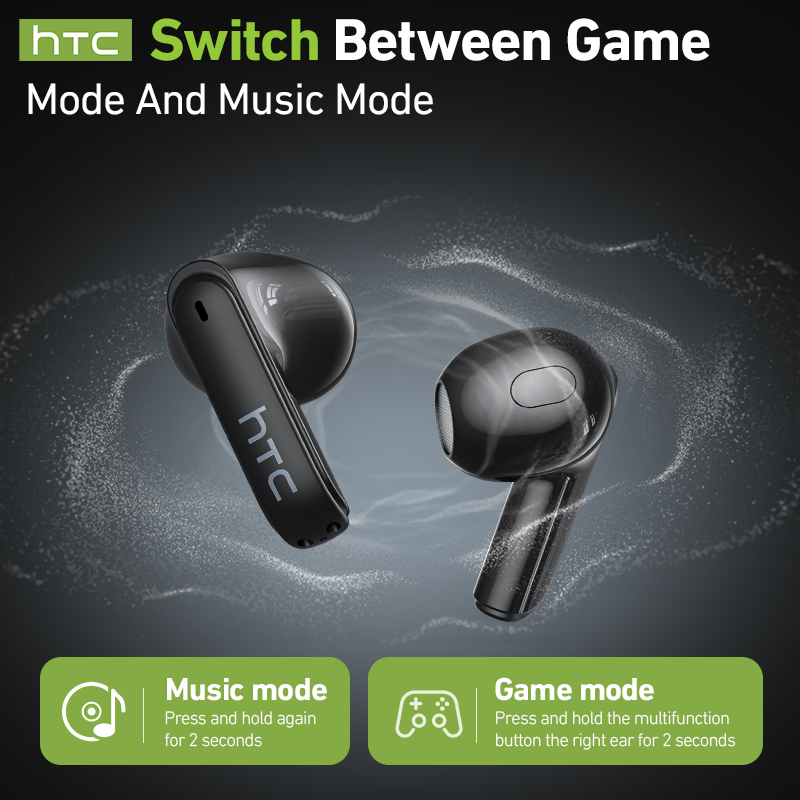 hTC ワイヤレスゲーミングイヤホン LCDスマートスクリー - Usb C Earphone のレビューと価格